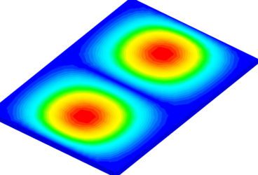 module of displacement harmonic analysis post processing