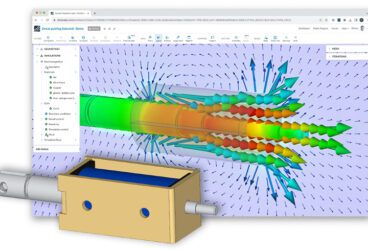 actuator magnet fields simulation
