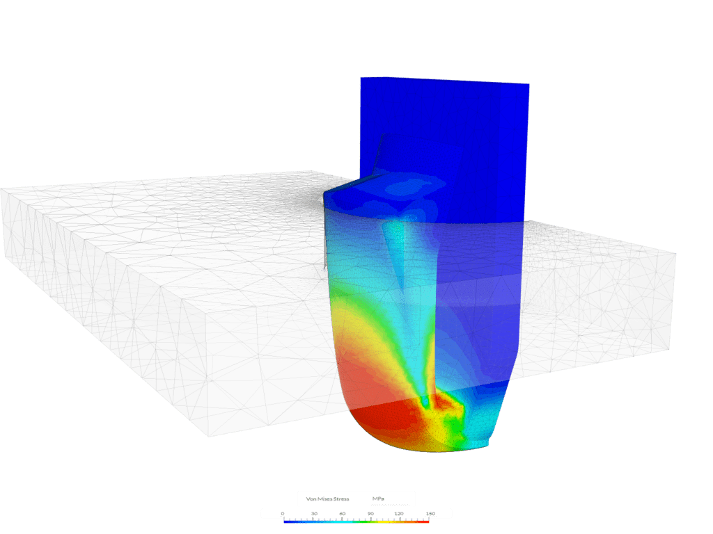 structural analysis on plastic fastener using engineering simulation