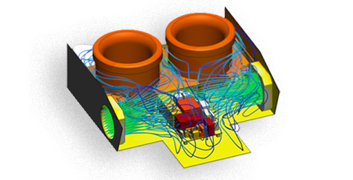 thermal management project of a programmable heating mantle using cht analysis from simscale