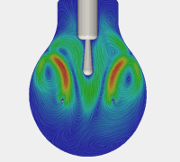 Light bulb simulation