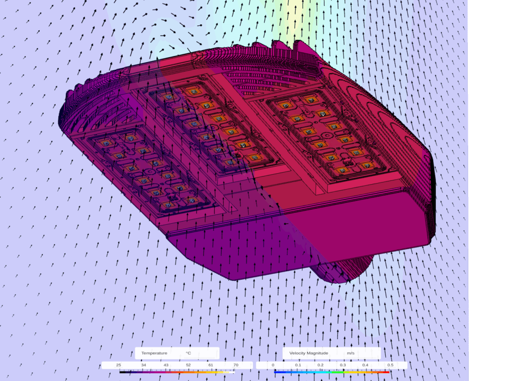 street light thermal flow