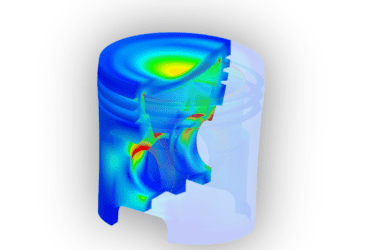 engine piston tutorial post processing simscale