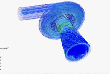 Kaplan turbine CFD