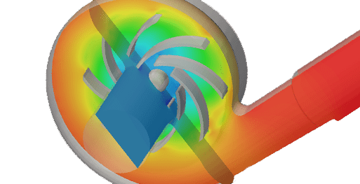 pump impeller simulation
